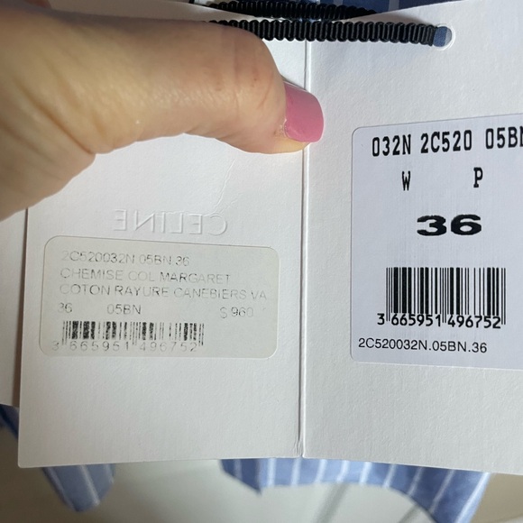 Celine long sleeve sz 36 - Picture 6 of 7